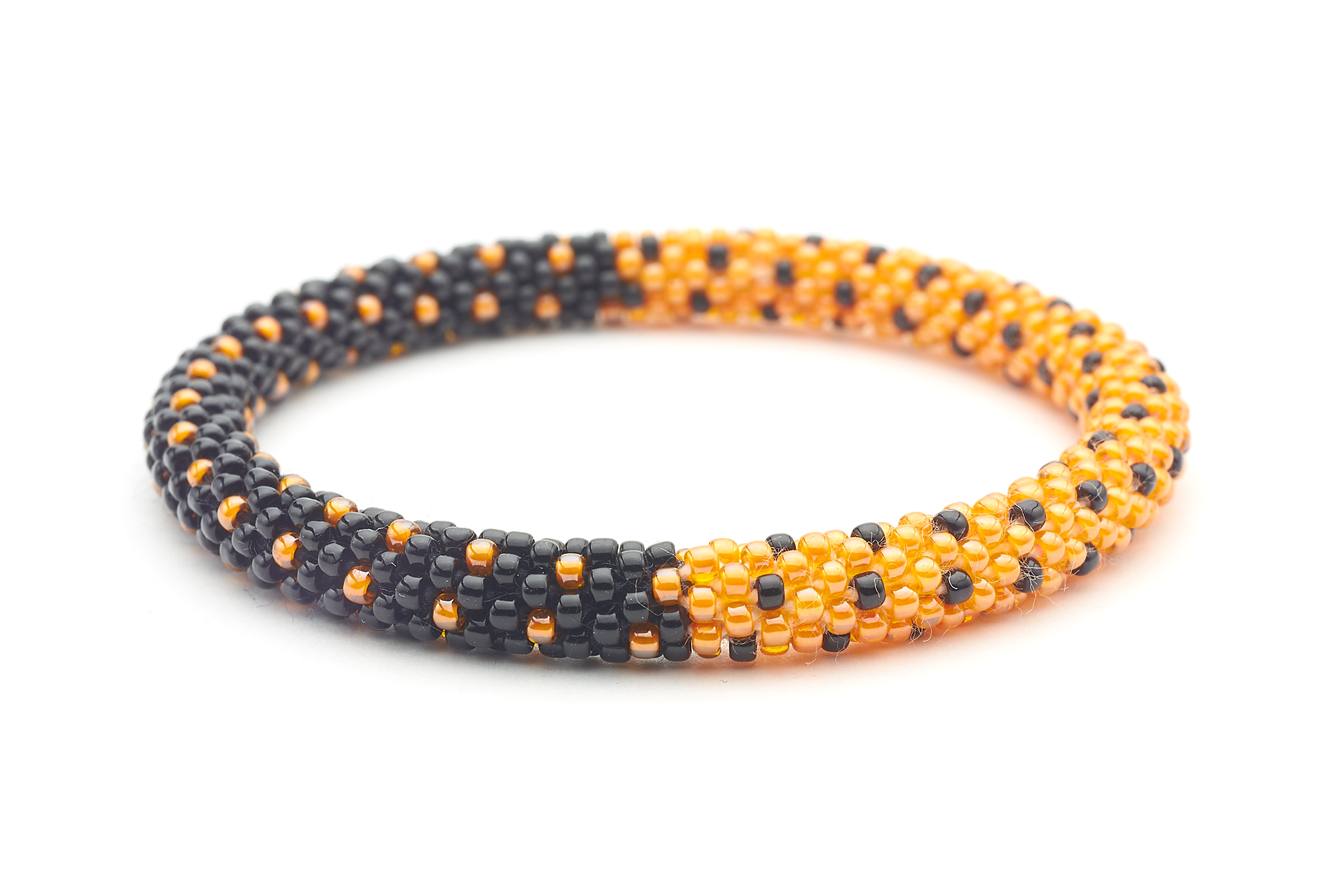 Sashka Co. Extended 8" Bracelet Orange / Black $5 Hidden Halloween Bracelet! Extended 8"