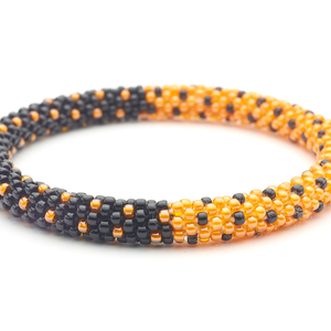 Sashka Co. Extended 8" Bracelet Orange / Black $5 Hidden Halloween Bracelet! Extended 8"