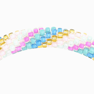 Sashka Co. Extended 8" Bracelet Pink / Blue / Gold / Turquoise Pastel Princess Bracelet - Extended 8"