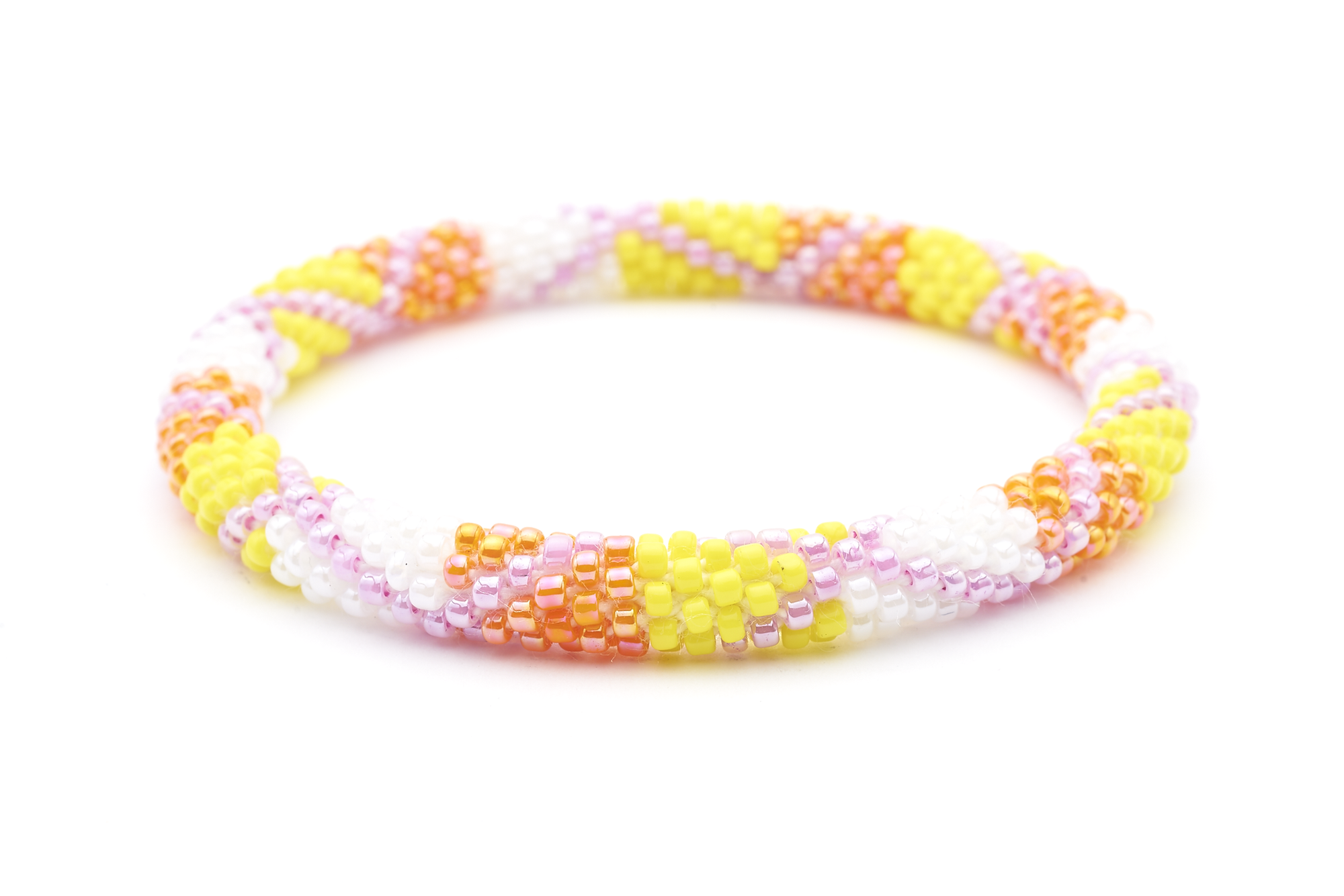 Sashka Co. Extended 8" Bracelet Pink / Orange / White / Yellow Easter Bracelet - Extended 8"