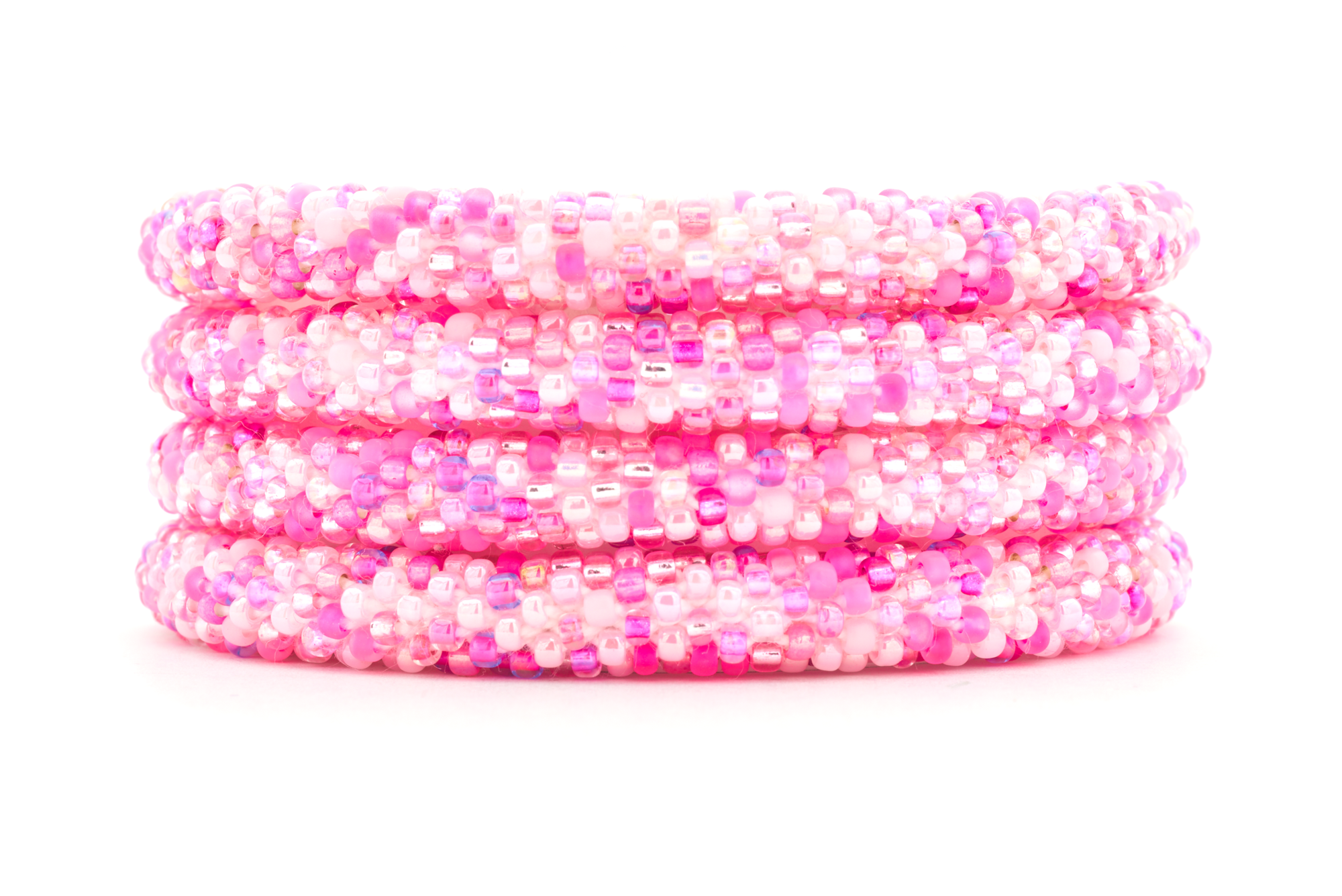 Sashka Co. Extended 8" Bracelet Pink Pink Confetti - Extended 8"