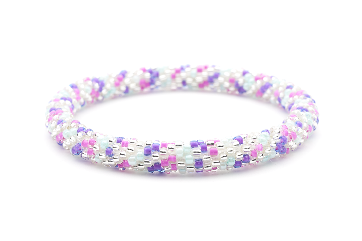 Sashka Co. Extended 8" Bracelet Pink / Purple / Clear / Mint Princess Bracelet - Extended 8"