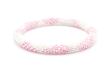 Sashka Co. Extended 8" Bracelet Pink / White Pink Powder Bracelet - Extended 8"