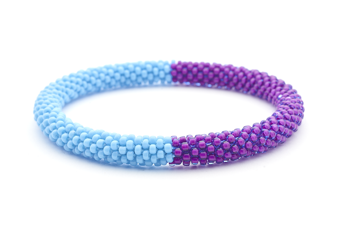 Sashka Co. Extended 8" Bracelet Purple / Baby Blue Carefree Bracelet - Extended 8"