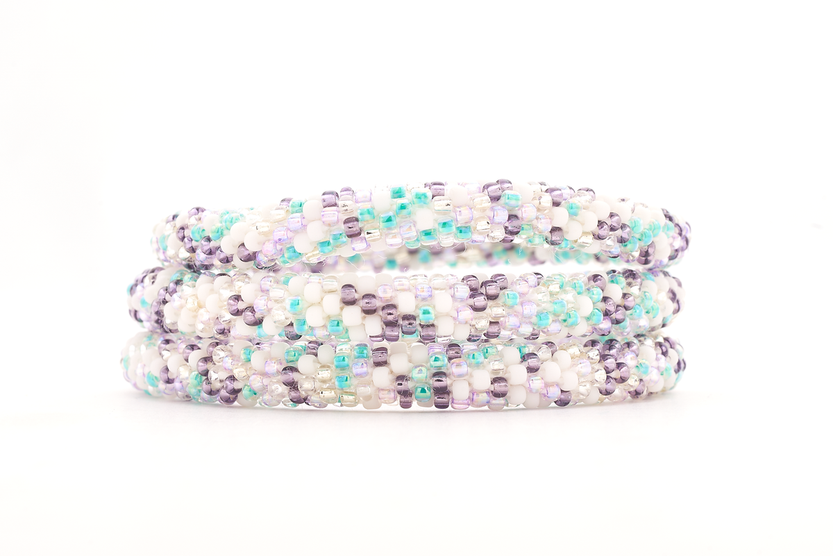 Sashka Co. Extended 8" Bracelet Purple / White / Clear / Green Mermaid Magic Bracelet - Extended 8"