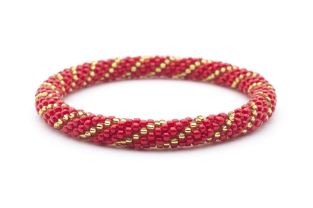 Sashka Co. Extended 8" Bracelet Red / Gold Royal Red Bracelet - Extended 8"