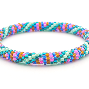 Sashka Co. Extended 8" Bracelet Teal / Mint / Blue / Pink / Brown Incredible Bracelet - Extended 8"
