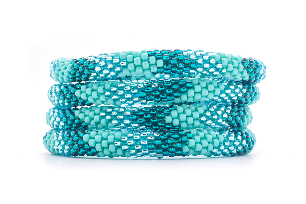 Sashka Co. Extended 8" Bracelet Teal / Turquoise / Blue High Seas Bracelet - Extended 8"