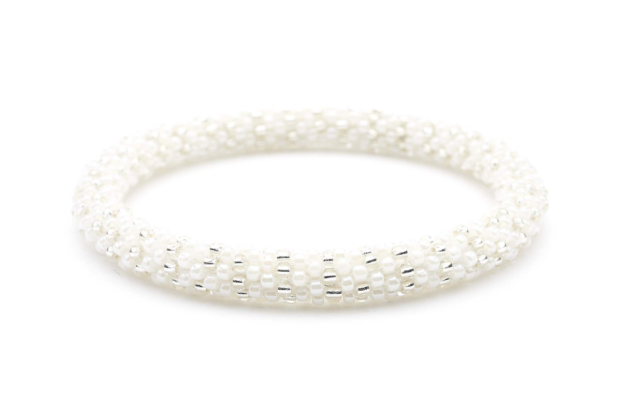 Sashka Co. Extended 8" Bracelet White / Clear Angel Bracelet - Extended 8"