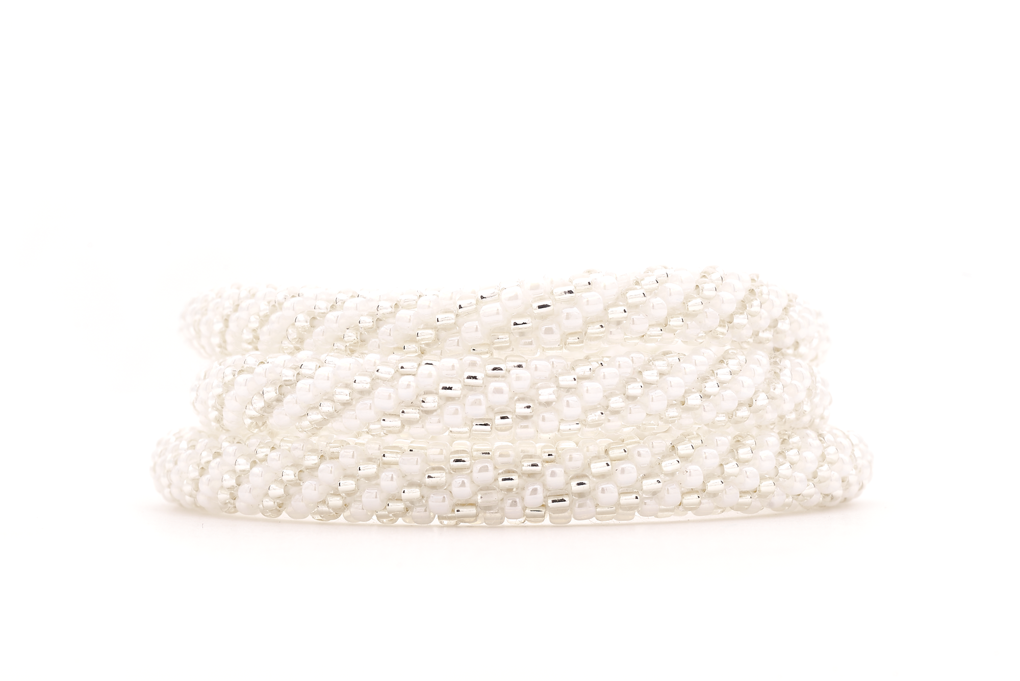 Sashka Co. Extended 8" Bracelet White / Clear Blizzard Bracelet - Extended 8"