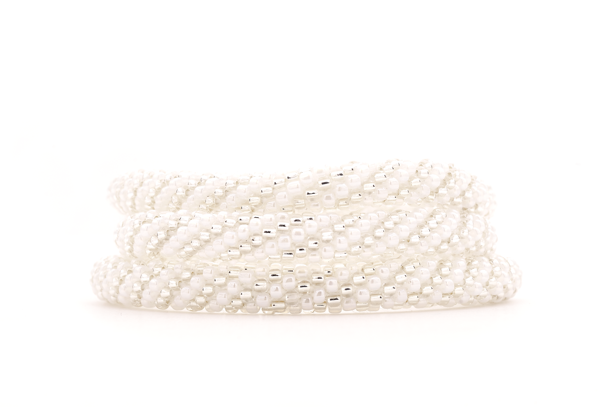 Sashka Co. Extended 8" Bracelet White / Clear Blizzard Bracelet - Extended 8"