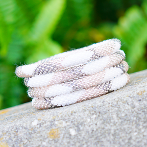 Sashka Co. Extended 8" Bracelet White / Silver / Rose Gold Limited Edition Bracelet - Extended 8"