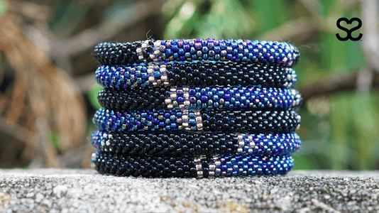 Sashka Co. Kids Bracelet Black / Clear / Iridescent / Silver Going Out Bracelet - Kids