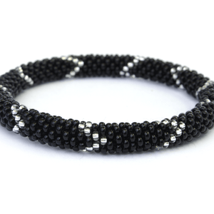 Sashka Co. Kids Bracelet Black / Clear Midnight Chic Bracelet - Kids