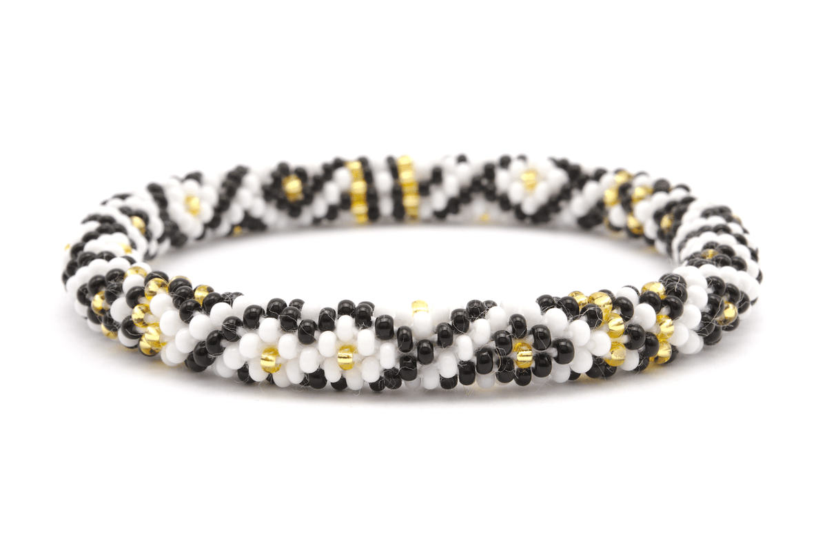 Sashka Co. Kids Bracelet Black/Gold/White Rhea Bracelet -Kids