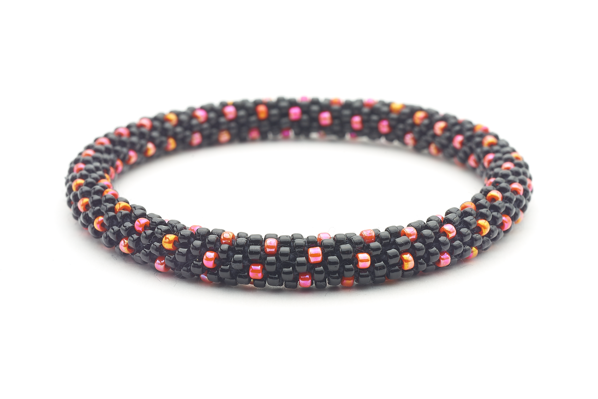 Sashka Co. Kids Bracelet Black / Red / Orange Jack-O-Lantern Bracelet - Kids