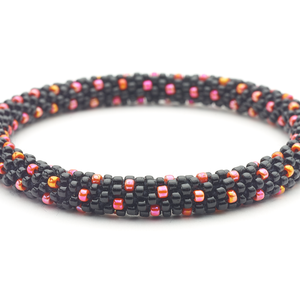 Sashka Co. Kids Bracelet Black / Red / Orange Jack-O-Lantern Bracelet - Kids