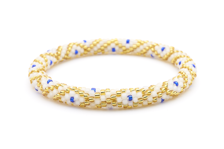Sashka Co. Kids Bracelet Gold / Blue / Matte White Goddess Bracelet - Kids