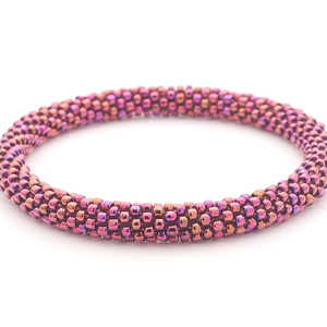 Sashka Co. Kids Bracelet Iridescent Plum Plum Wine Bracelet - Kids