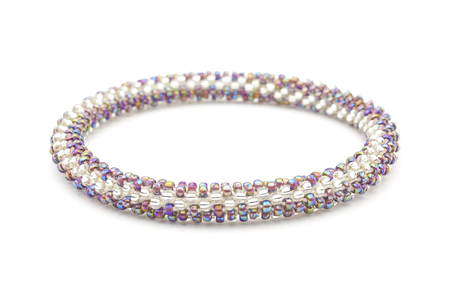 Sashka Co. Kids Bracelet Iridescent Purple / Clear Purple Moon Bracelet - Kids