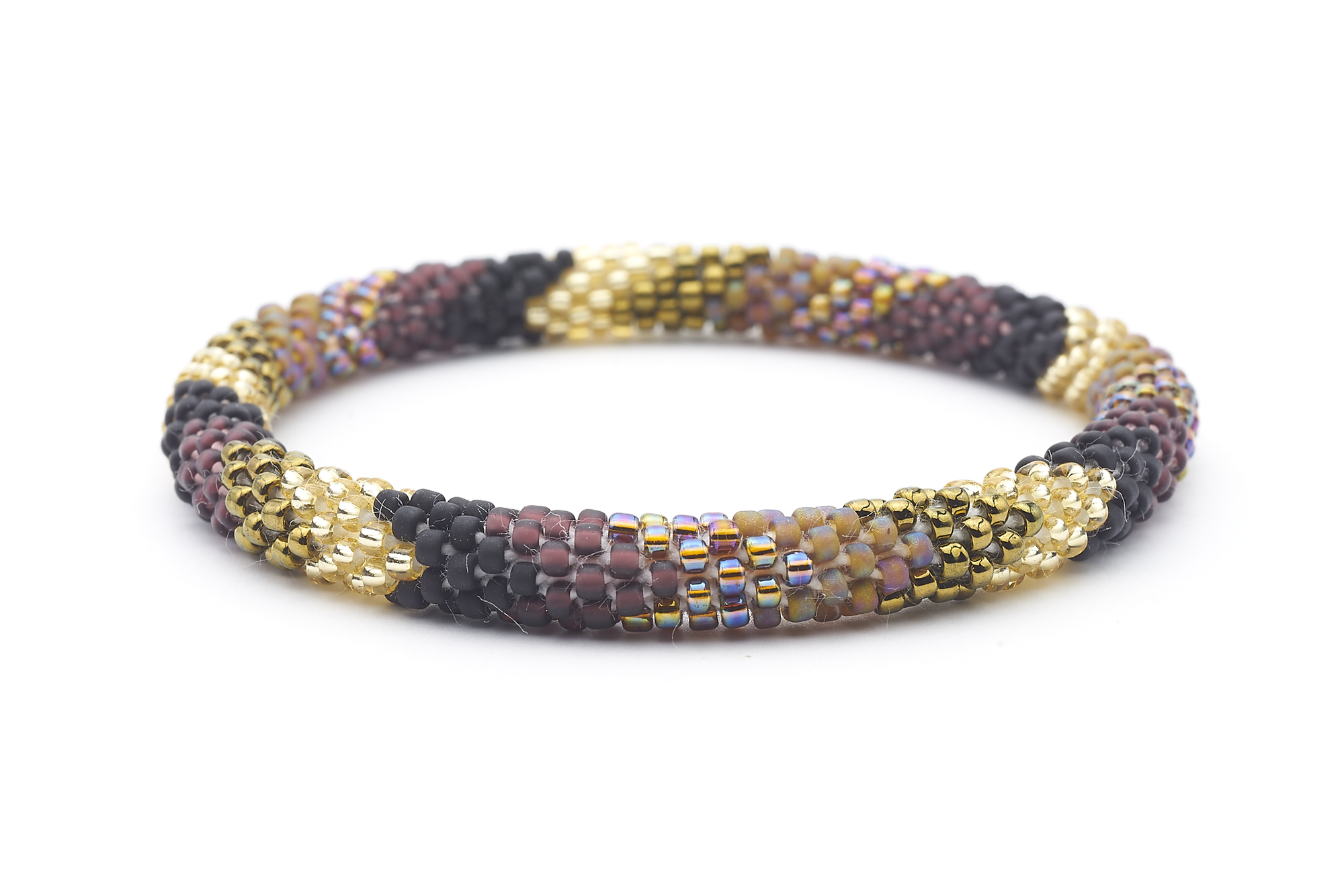 Sashka Co. Kids Bracelet Matte Black / Matte Purple / Mixed Brown / Gold Night Out Bracelet Kids