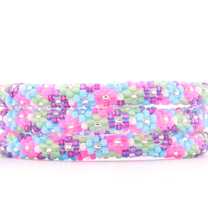 Sashka Co. Kids Bracelet Pink / Purple / Light Blue / Light Green / Clear Flourishing Bracelet - Kids