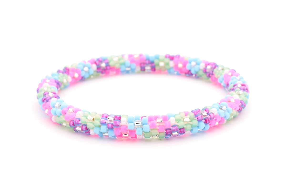 Sashka Co. Kids Bracelet Pink / Purple / Light Blue / Light Green / Clear Flourishing Bracelet - Kids