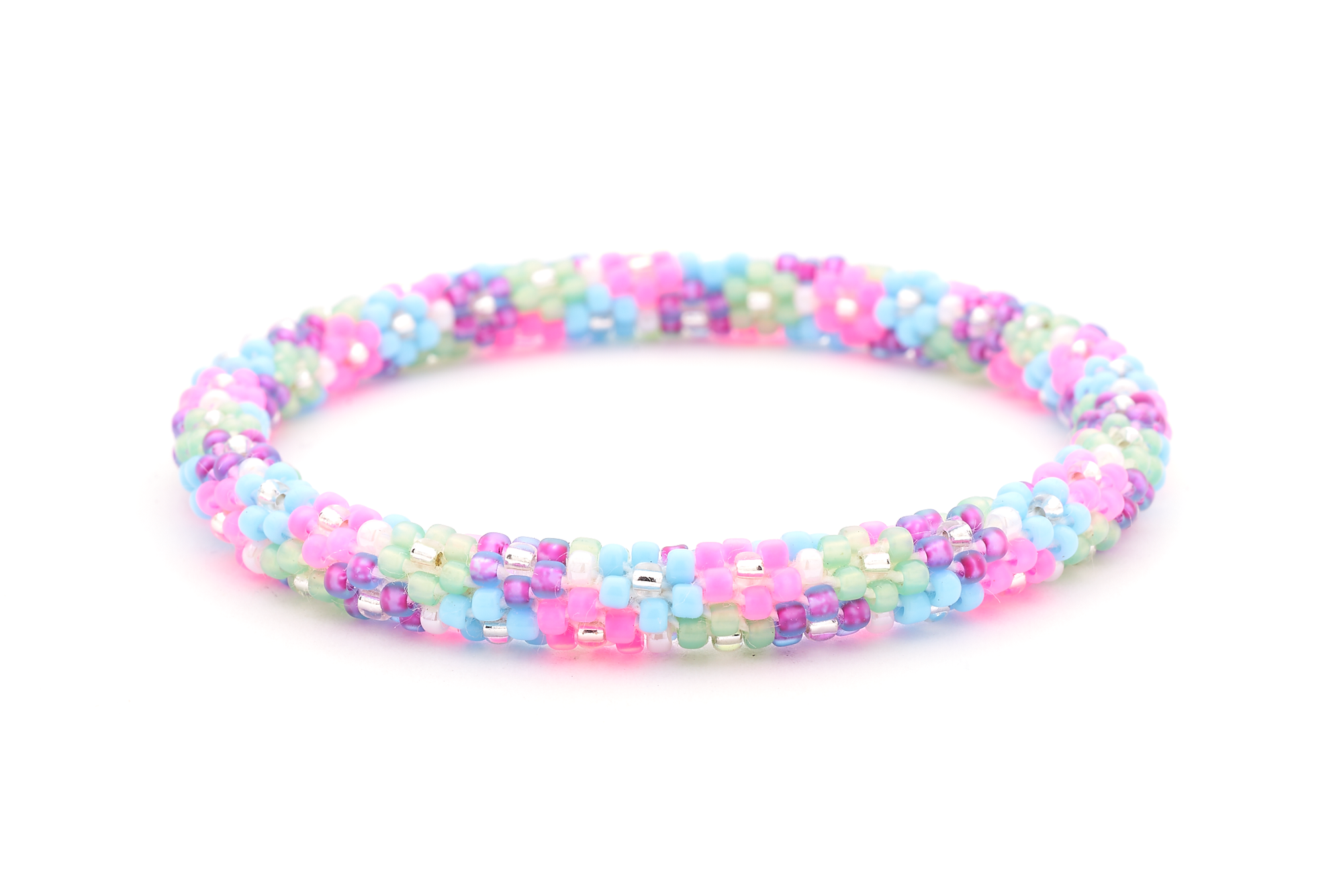 Sashka Co. Kids Bracelet Pink / Purple / Light Blue / Light Green / Clear Flourishing Bracelet - Kids