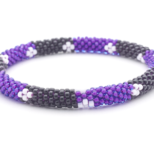 Sashka Co. Kids Bracelet Purple / Black  / White Witching Hour Bracelet - Kids