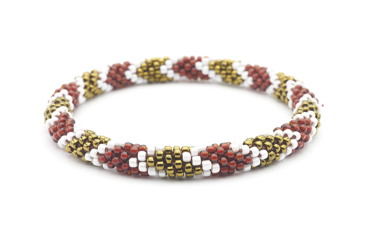 Sashka Co. Kids Bracelet Red / White Golden Wine Bracelet - Kids