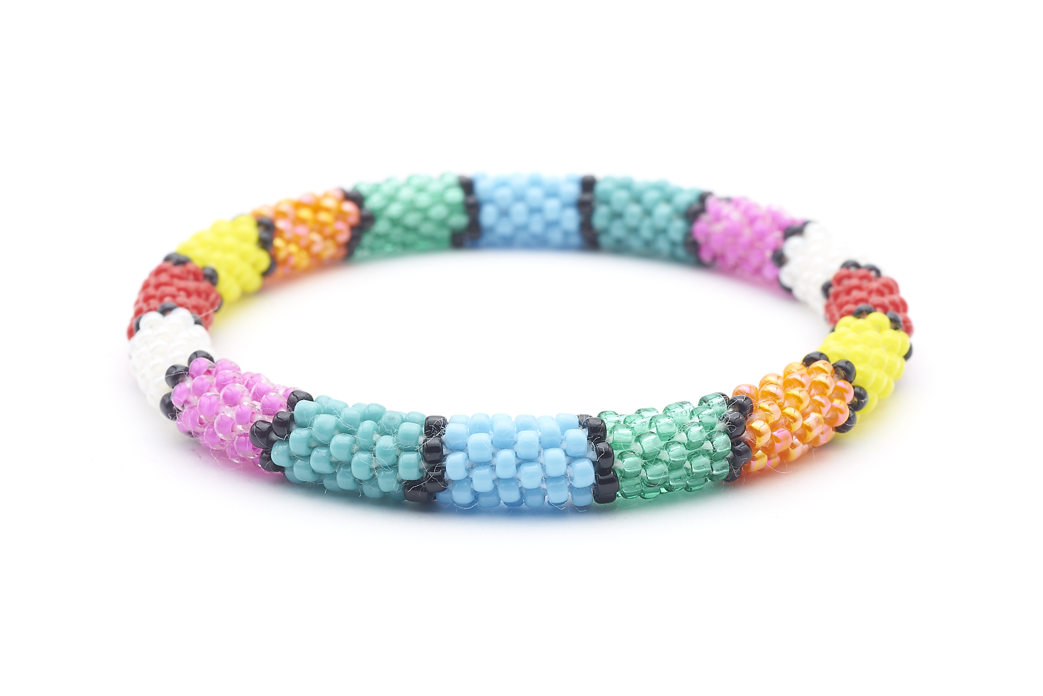 Sashka Co. Kids Bracelet Red / White / Green / Black / Yellow / Orange Rubik's Bracelet - Kids
