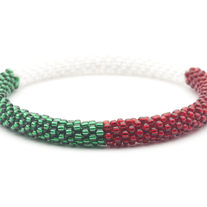Sashka Co. Kids Bracelet Red , White , Green Christmas Bracelet - Kids