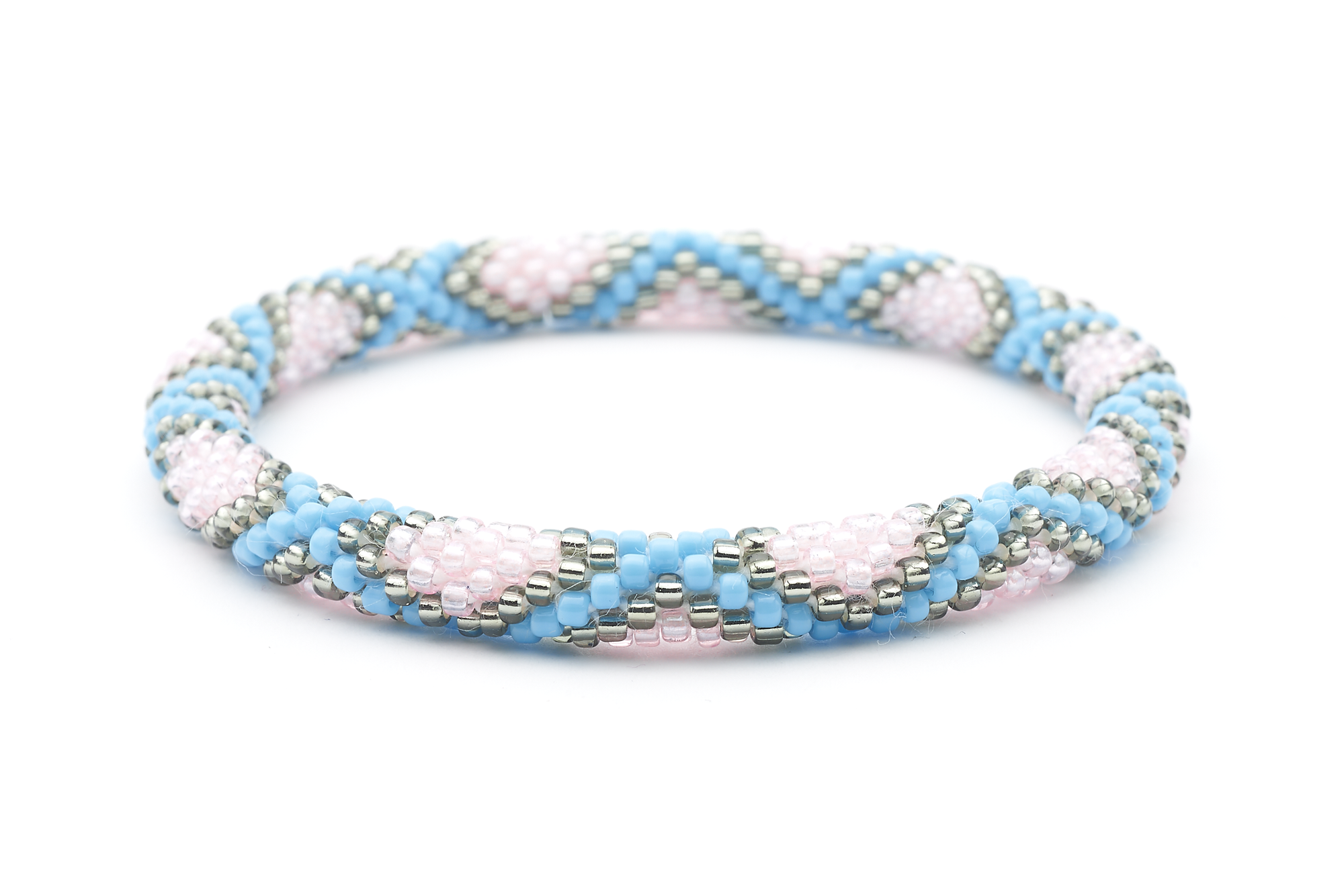Sashka Co. Kids Bracelet Turquoise / Light Pink / Silver Tribal Bracelet -Kids