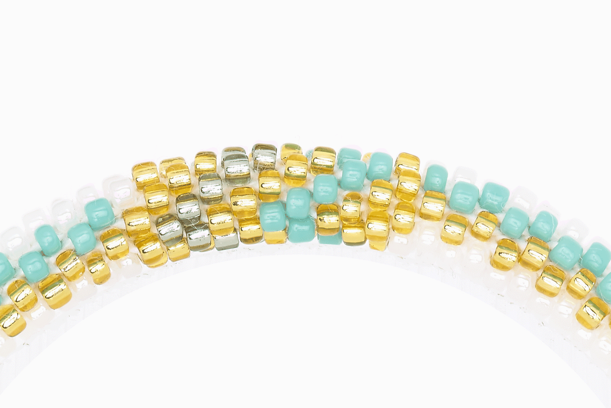 Sashka Co. Kids Bracelet Turquoise / White / Gold Warrior Bracelet - Kids
