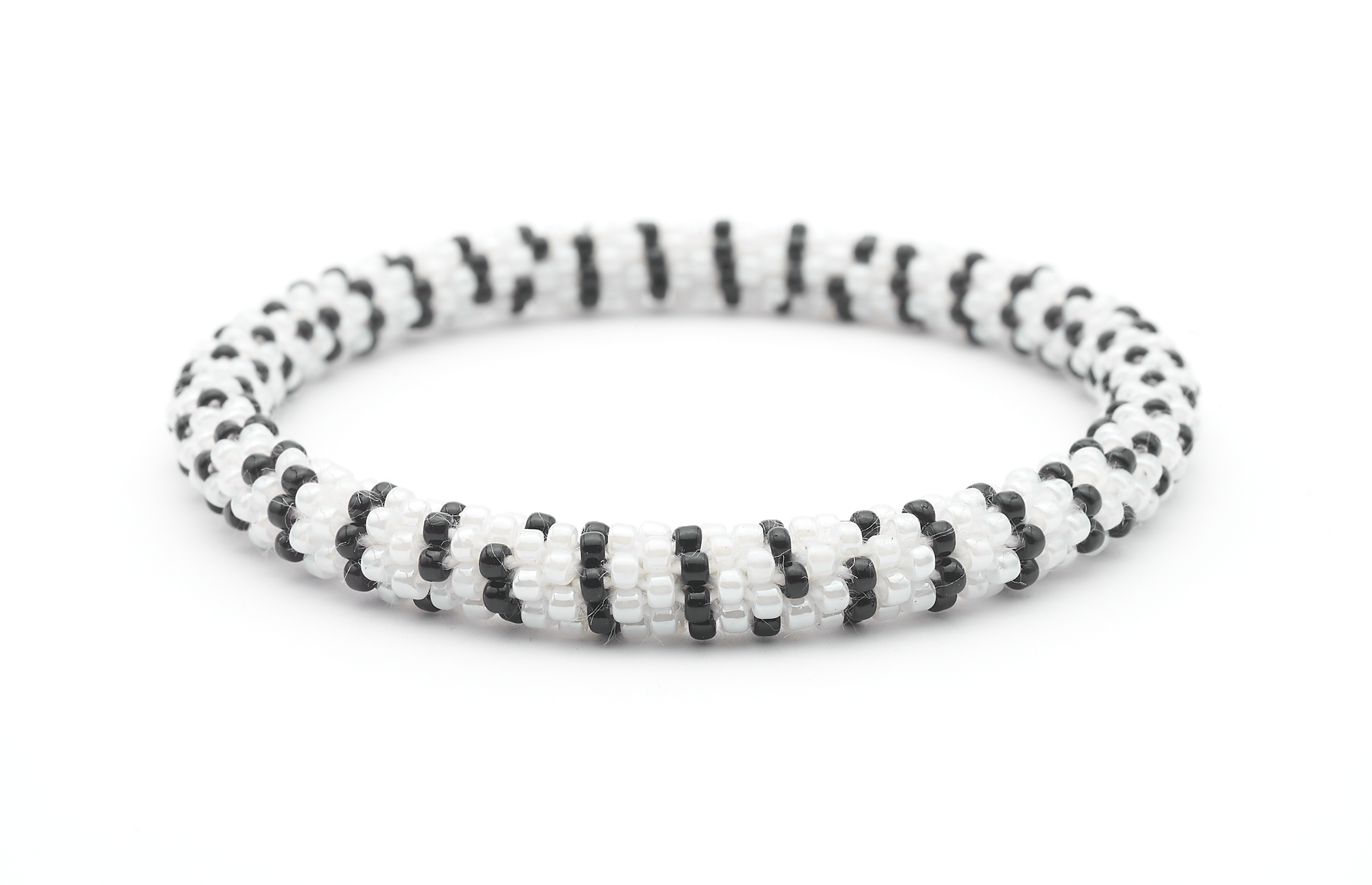 Sashka Co. Kids Bracelet White / Black Zebra Stripes Bracelet - Kids