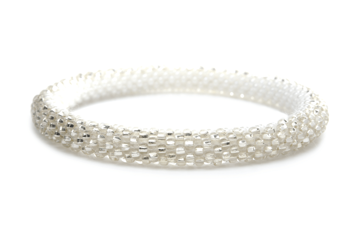 Sashka Co. Kids Bracelet White/Clear Diamond Frost Bracelet - Kids