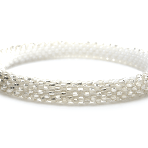 Sashka Co. Kids Bracelet White/Clear Diamond Frost Bracelet - Kids