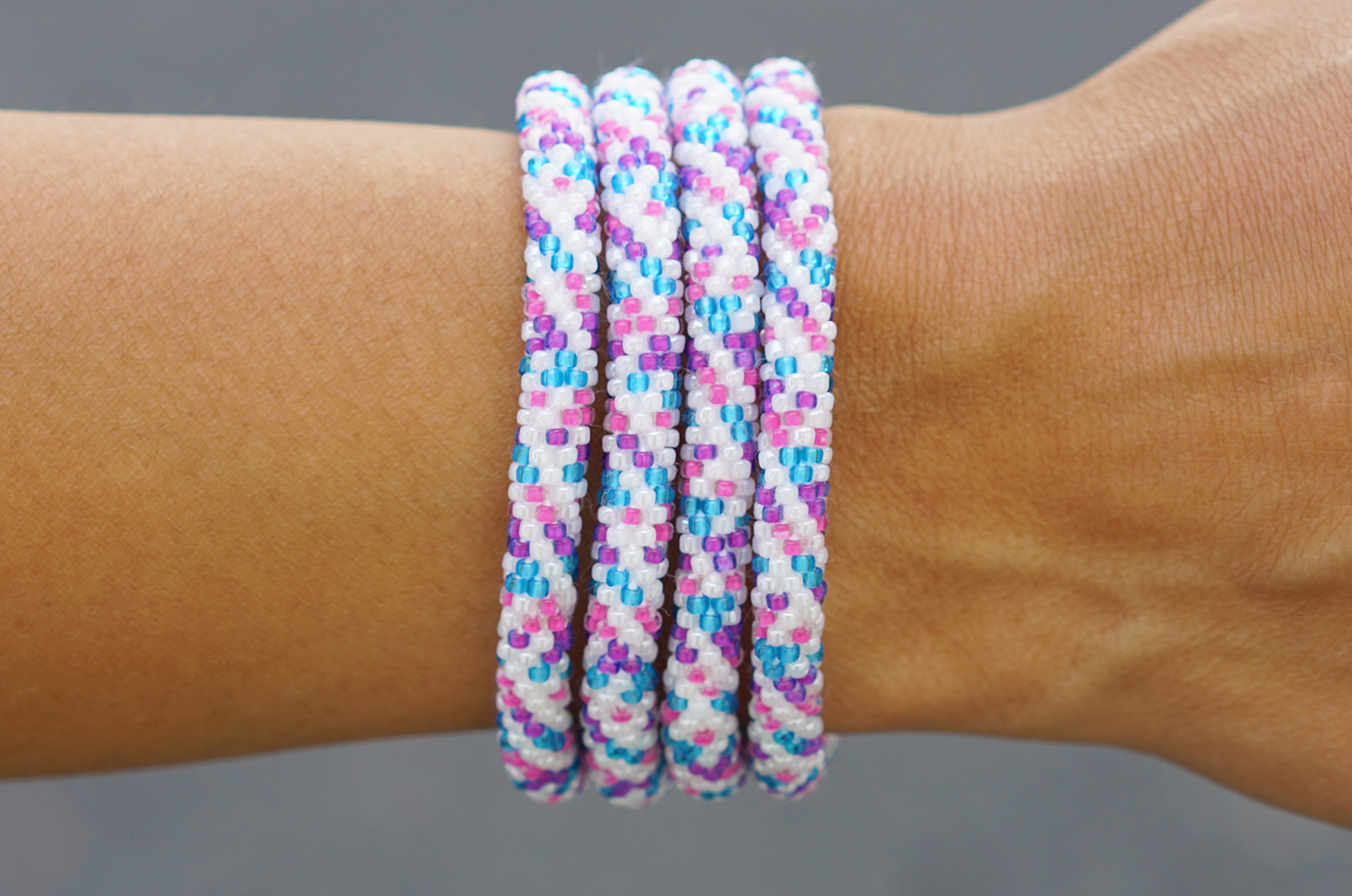 Sashka Co. Kids Bracelet White / Pink / Purple / Blue Cupcake Bracelet - Kids
