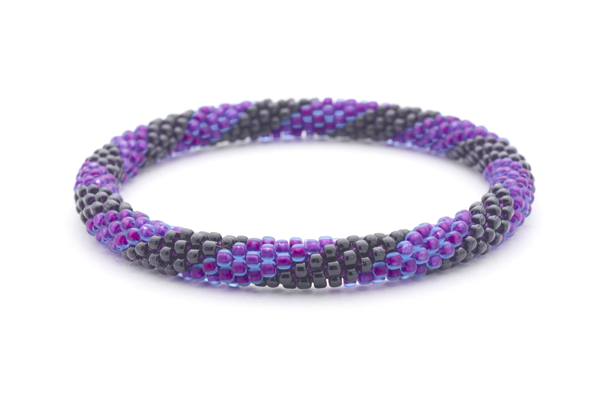 Sashka Co. Original Bracelet Black / Matte Purple /w Blue Hue Witches Spell Bracelet