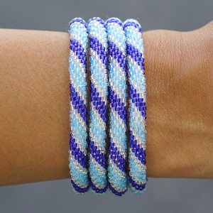 Sashka Co. Original Bracelet Blue / Clear Tenacious Bracelet