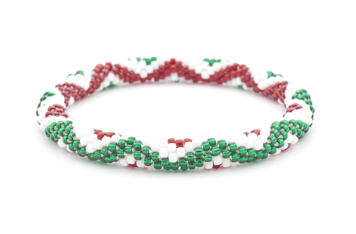 Sashka Co. Original Bracelet Green / Red / White North Pole Bracelet