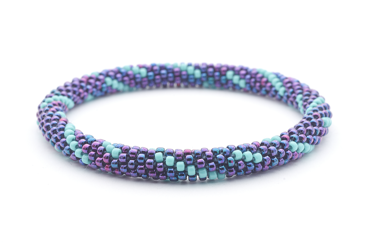 Sashka Co. Original Bracelet Iridescent Blue Purple / Turquoise Hypnotic Bracelet