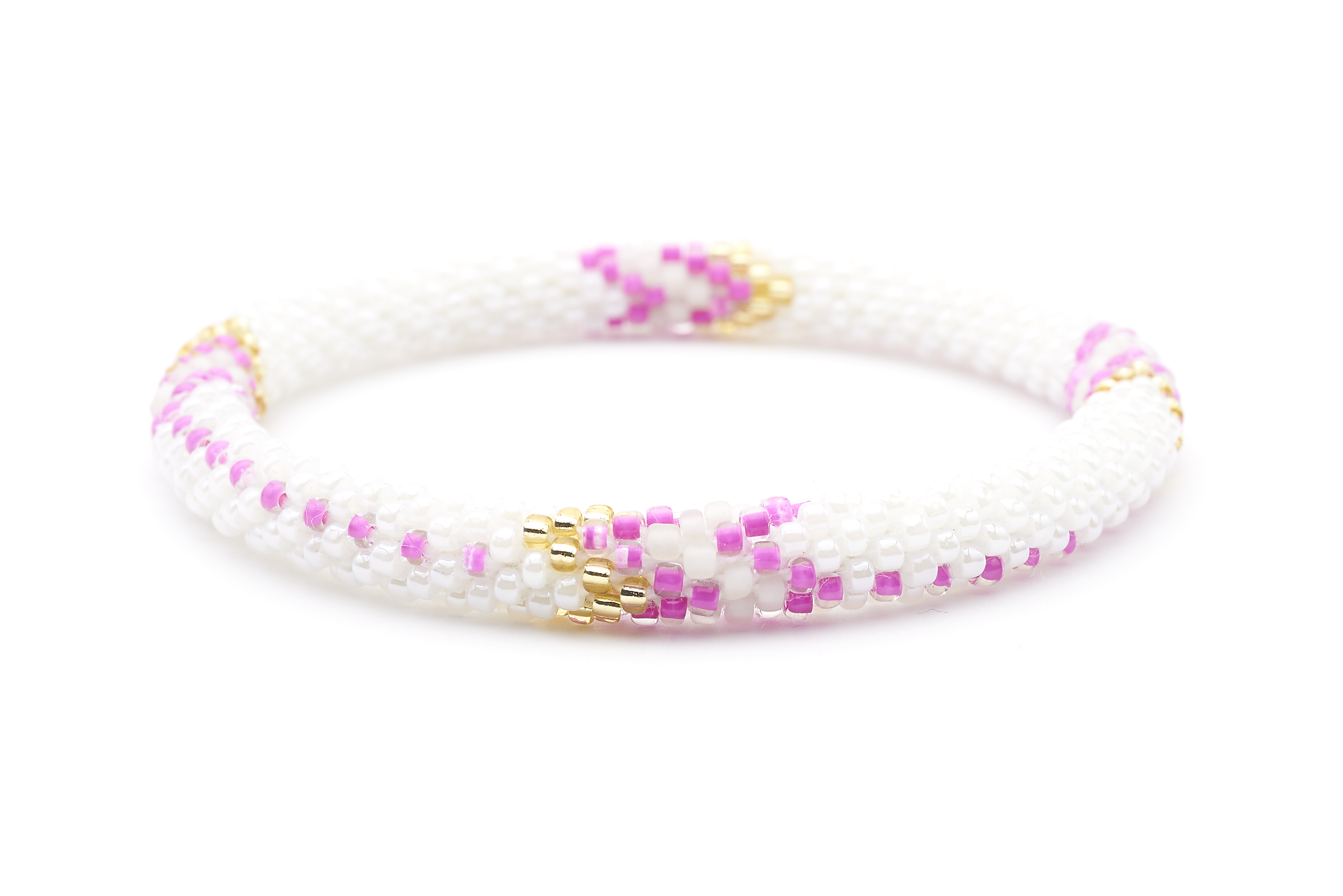 Sashka Co. Original Bracelet Pink / White / Gold Pretty in Pink Bracelet