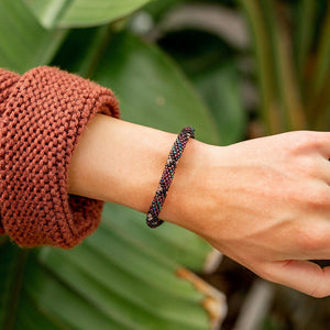 Sashka Co. Original Bracelet Purple / Black / Iridescent Family Bracelet