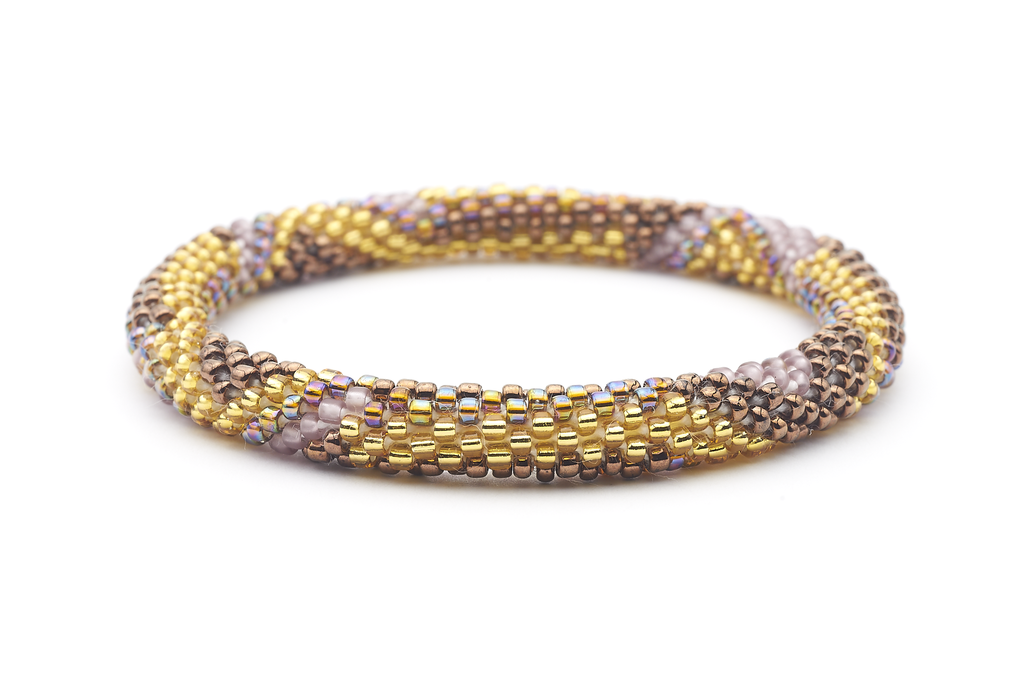 Sashka Co. Original Bracelet Purple / Bronze/ Gold / Iridescent Natural Beauty Bracelet