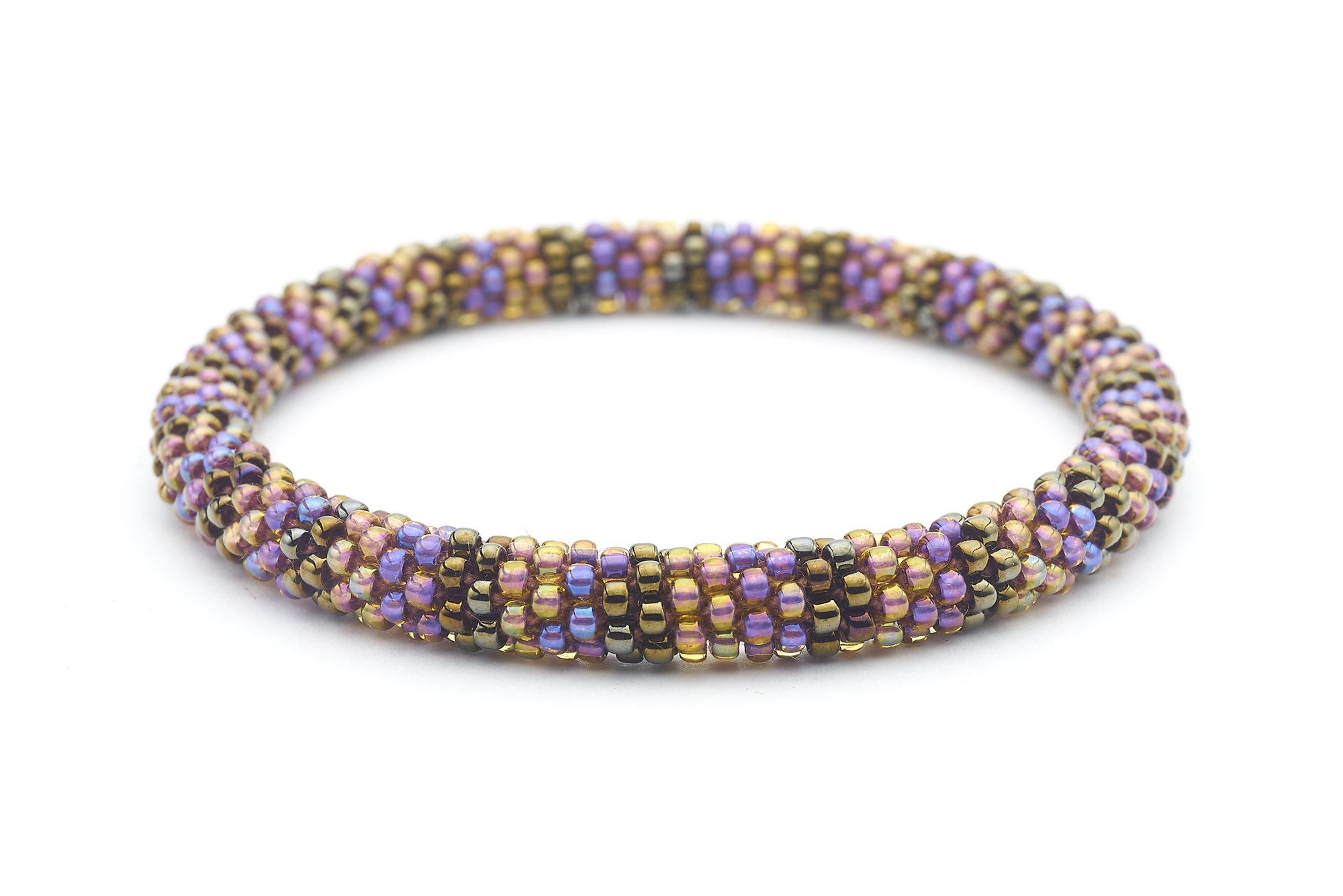 Sashka Co. Original Bracelet Purple / Bronze / Iridescent Falling For You Bracelet