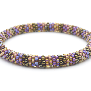 Sashka Co. Original Bracelet Purple / Bronze / Iridescent Falling For You Bracelet