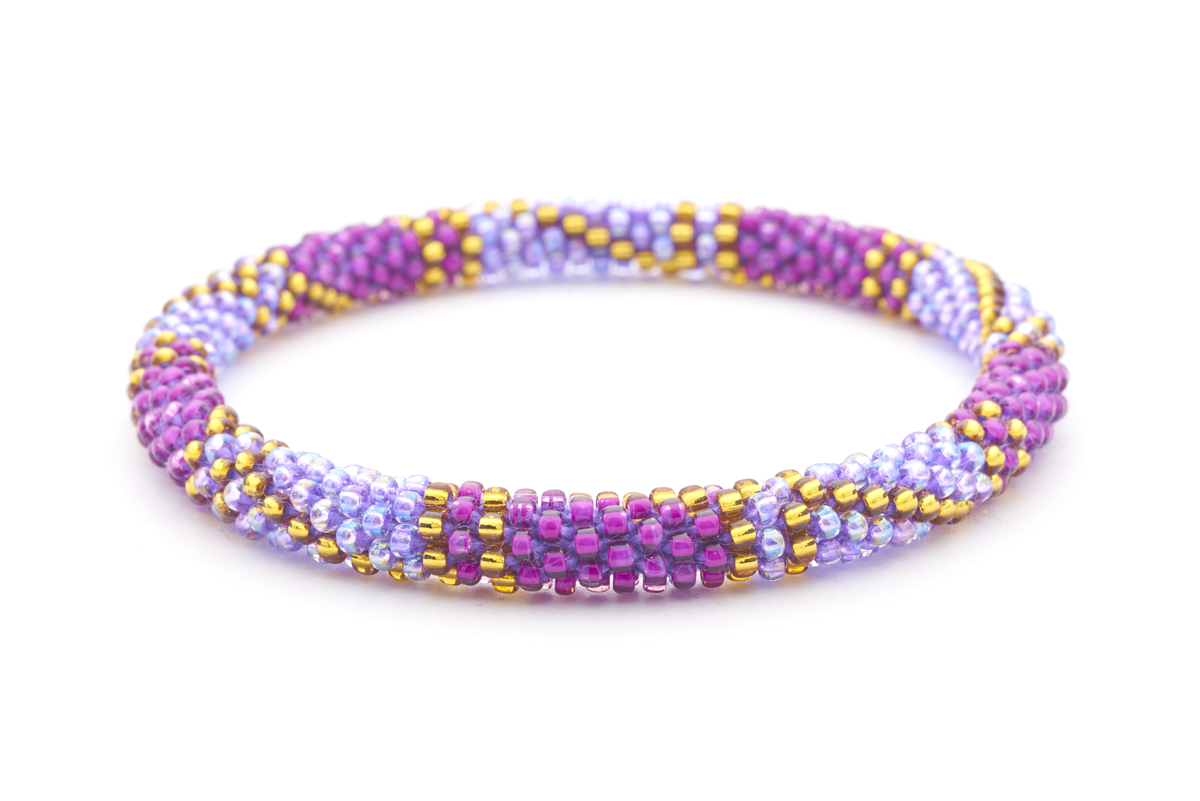 Sashka Co. Original Bracelet Purple / Gold / Iridescent Purple Compassionate Bracelet