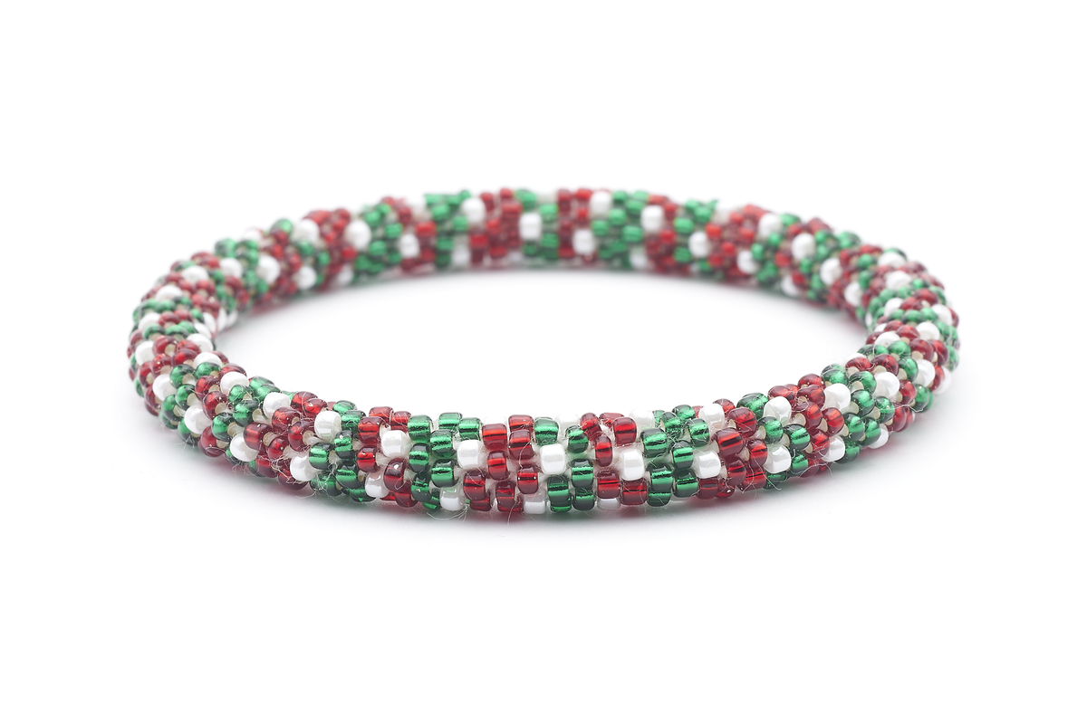 Sashka Co. Original Bracelet Red / Green / White Christmas Bracelet