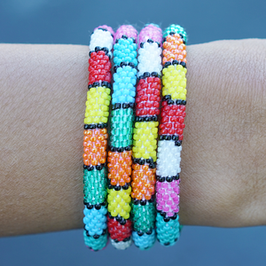 Sashka Co. Original Bracelet Red / White / Green / Black / Yellow / Orange Rubik's Bracelet